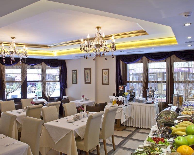 阿克罗波尔GLK尊贵套房及Spa酒店 伊斯坦布尔 餐厅 照片